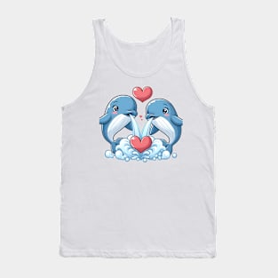 Valentine's Cartoon Delights T-Shirt Tank Top